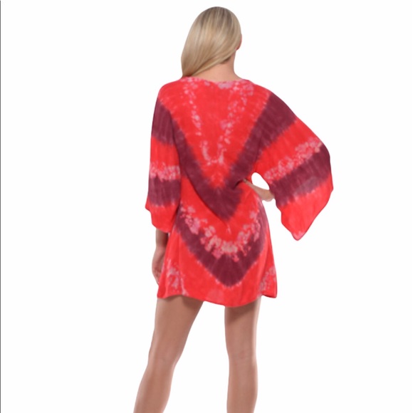 Blue Life Tie Dye mini dress S - Picture 3 of 6